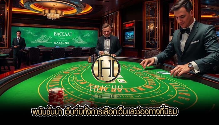 พนันชั้นนำ เว็บที่มีทั้งการเลือกเว็บเเละช่องทางที่นิยม